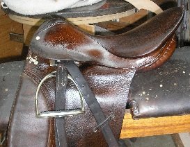 English Saddle After Restoration